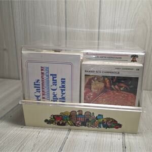 Vtg 1970s McCalls Great American Recipe Card Collection & Box New Complete Rare